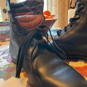 Tod's Black Combat & Moto Boots